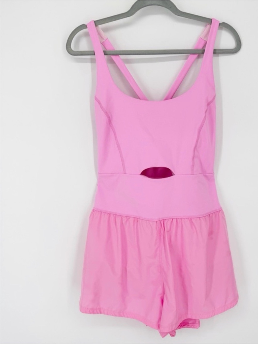 Free People Movement Righteous Runsie Large Summer Loving Pink